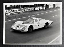 1967 Le Mans 24 Hours Jo Siffert Porsche 907 LH Vintage Orig. Racing Photo n/917 picture