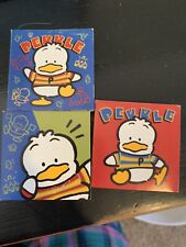 Vintage 1995 Ahiru no Pekkle Notebook Pad Hello Kitty Duck - 70 Sheets EACH picture