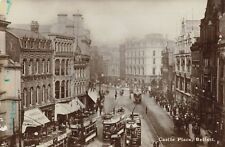 RPPC,Belfast,No.Ireland,Castle Place,Trolley Cars,c.1909 picture