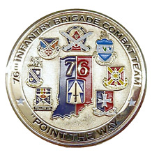 OPERATION IRAQI FREEDOM '08-'09 76th INFANTRY BRGD COMBAT TEAM CHALLENGE COIN picture