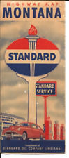 1940s Standard Oil Montana Road Map good condition picture