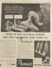 1934 Premier Vacuum Cleaner vintage print ad picture