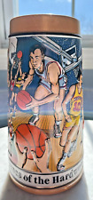 BUDWEISER SALUTES HEROES OF THE HARDWOOD LIMITED EDITION STEIN 1991 NEW-COA-BOX picture