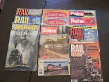 Lot of 12 Classic Trains, Trains & Rail Classics Mag Mix picture