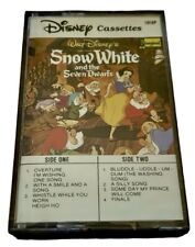 Disney Cassette Tape Snow White Seven Drawfs Soundtrack Walt Disney 1985 Sealed picture