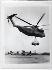 1960-70s USMC Sikorsky CH-53A Sea Stallion Helicopter 8.5x11 Original News Photo picture
