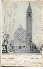 New York-NY-Port Chester-St Mary's R.C. Church-Antique Postcard picture