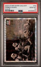2023 Star Wars Galaxy #94 Pinned Down Wave Refractor /99 Stormtroopers PSA 10 picture