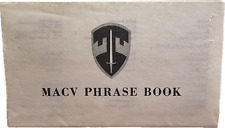 WARTIME MILITARY ASSISTANCE COMMAND VIETNAM (MAC V) PHRASE BOOK (1281) picture