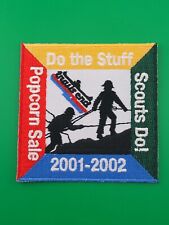 Trail's End Popcorn Sale 2001-2002 Do The Stuff Scouts Do Patch Boy Scouts New picture