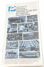 Welcome To Surprising Philadelphia Visitors Guide Map of Central Philly 1970 picture