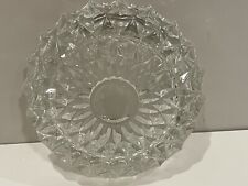 Vintage Clear Glass Candy dish/trinket/Ashtray 7” heavy picture