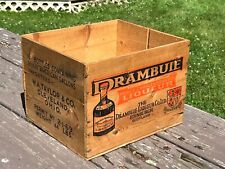 Vintage DRAMBUIE Liqueur 12 Bottle Wood Crate ~ 13
