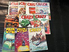 Lot of 10 vintage CRAZY Magazine Issues picture