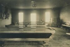 1900's Pool Billiard Hall Interior View RPPC Postcard picture
