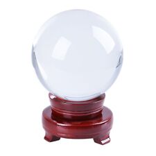 LONGWIN 120MM Clear Crystal Ball 4.8Inch Glass Sphere Photo Prop Free Stand picture