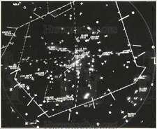 1982 Press Photo Radar scope of air traffic over Charlotte/Douglas airport, NC picture