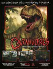 Carnivores PC Original 1998 Ad Authentic Windows Hunting Video Game Promo picture