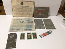 Vintage Singer Sewing Machine Items, Needles, Instructions, Warranty, Payt Card picture