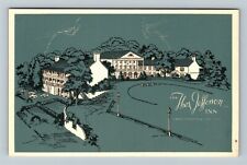 Charlottesville VA-Virginia Thos. Jefferson Inn Aerial Outside Vintage Postcard picture