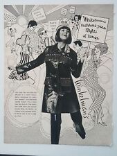 1970 Winkelman's Fringe Pantscoat Fashion Protest Signs Vtg Magazine Print Ad picture
