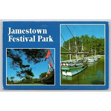 Postcard VA Williamsburg Jamestown Festival Park picture