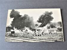 Giving the Germans Gas, American Infantry - France -WORLD WAR I, 1918 Postcard. picture