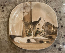Vintage Cat Porcelain Quadro Plate Minou-ettes Pradalie Collection Coeur 1985  picture