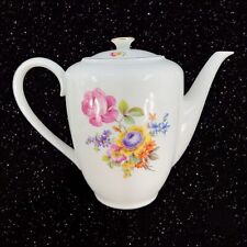 1950s Weisswasser Fine Porcelain Ceramic Large Teapot Tea Pot Made In German VTG picture