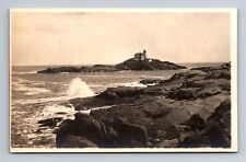 RPPC Island Lighthouse Postcard picture