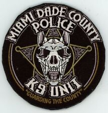 FLORIDA FL MIAMI DADE COUNTY POLICE K-9 NICE SHOULDER PATCH SHERIFF picture
