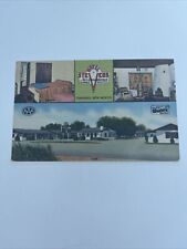 LINEN ROADSIDE Postcard--NEW MEXICO--Carlsbad--Motel Stevens--Interior Views picture
