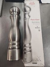 Peugeot 12” Pepper Mill Paris Chef Carbon uSelect, stainless steel Matte Finish picture