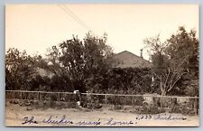RPPC The Chicken Man's House 3,000 Chickens Unknown Location c1918 Postcard picture