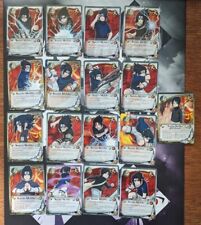 Naruto CCG TCG Bandai Sasuke Uchiha Card Lot 17 Anime Cards picture