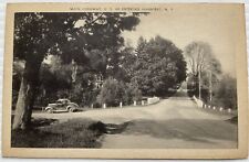 c. 1936 HANNIBAL, NY, HIGHWAY U.S. 104, SPLIT-WINDOW CHEVY COUPE POSTCARD picture