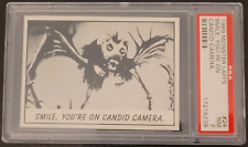 1966 Monster Laffs #24 SMILE, YOU'RE ON CANDID CAMERA PSA 7 Misfits picture