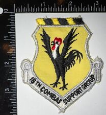 USAF US Air Force 18th Combat Support Group Patch picture