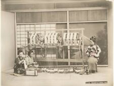 c.1880's PHOTO - JAPAN MANUFACTURING SILK picture