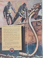 1942 Coventry Climax Fire Engines Fortune WW2 Print Ad Q1 Firefighter Hose Fire picture