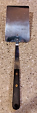 Robinson Knife Co Stainless Solid Spatula Turner Flipper Wood Handle 12
