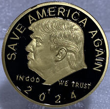 *Re-Elect Donald Trump 2024 Save America Again Gold Seal Of USA. 45th President picture