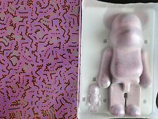 Medicom Bearbrick 400% & 100% Keith Haring #2 Purple Be@rbrick Art Figure Set picture