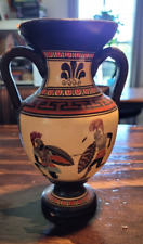 Ceramic Classical Ancient Greek Vase Amphora Museum Replica Hoplites soldiers 6
