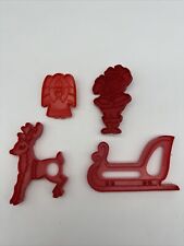Vintage 1983 Wilton Cookie Cutter Santa's Cookie Sleigh Kit + Other Cutters picture