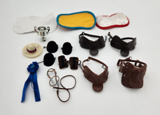 Lot of Breyer Horse English Tack Accessories Western Saddle & Helmets picture