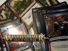 Warhammer Age Of Sigmar Champions TCG - Savagery - Unclaimed - Foil Cards picture