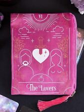 Zippered Bag The Lovers Tarot Card 1pc. picture