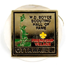 Friendship Village Scouting Hall of Fame W.D. Boyce Council Hat Pin Illinois IL picture