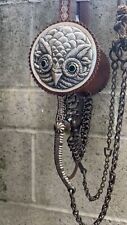Antique Sterling Owl Bridle picture